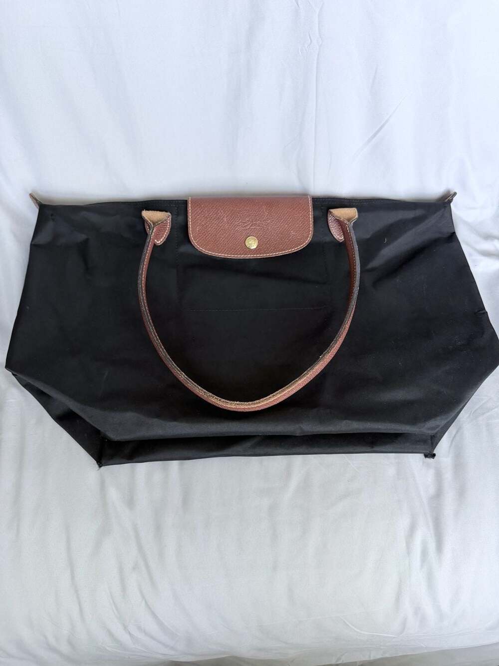 Longchamp Le Pliage Original Black Medium Handbag - Picture 2 of 10